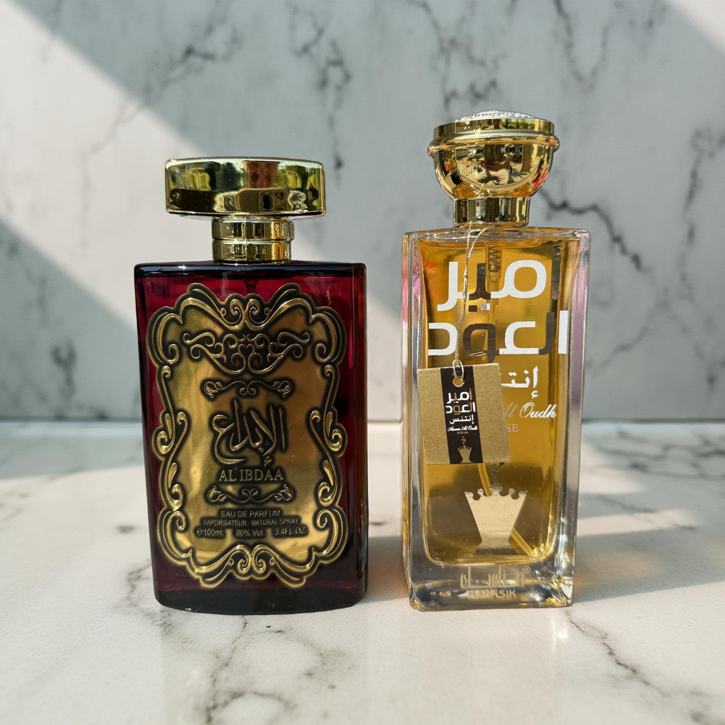 SET 2 PARFUMURI BARBATI(AL IBDAA+AMEER AL OUDH)