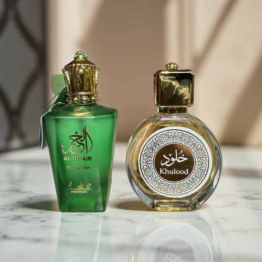 SET 2 PARFUMURI DAMA (Al Khair Pistachio+Khulood)