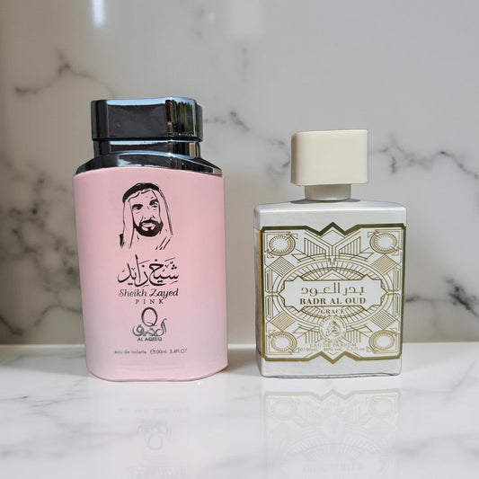 SET 2 PARFUMURI DAMA (Sheikh Zayed+Badr Al Oud)