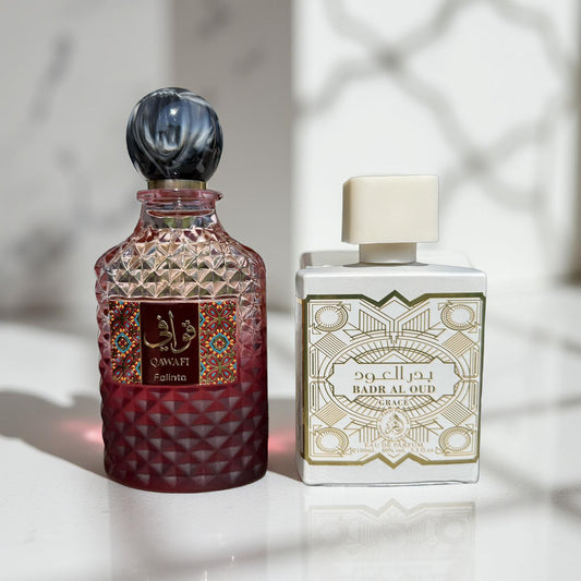 SET 2 PARFUMURI DAMA (Qawafi Falinto + Badr Al Oud )