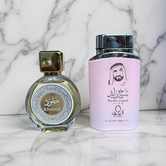 SET 2 PARFUMURI DAMA (Khulood+Sheikh Zayed)