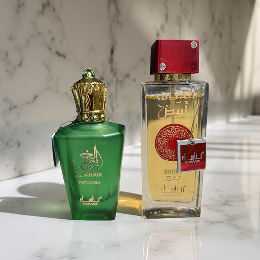 SET 2 PARFUMURI DE DAMA (Al Khair Pistachio+Ameer Al Oud Abiyad)