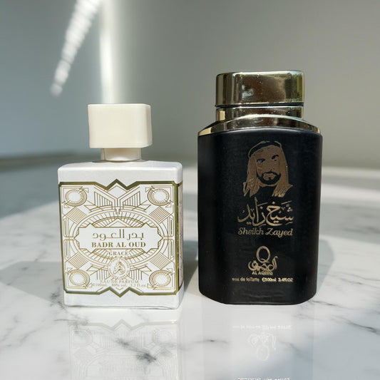 SET 2 PARFUMURI PENTRU EL SI EA (Badr Al Oud + Sheikh Zayed Black)