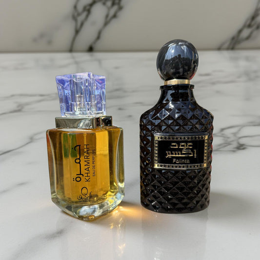 SET 2 PARFUMURI BARBATI (Khamrah + Oud Falinta)