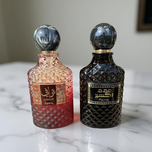 SET 2 PARFUMURI PENTRU EL SI EA (Qawafi Falinto + Black Falinto)