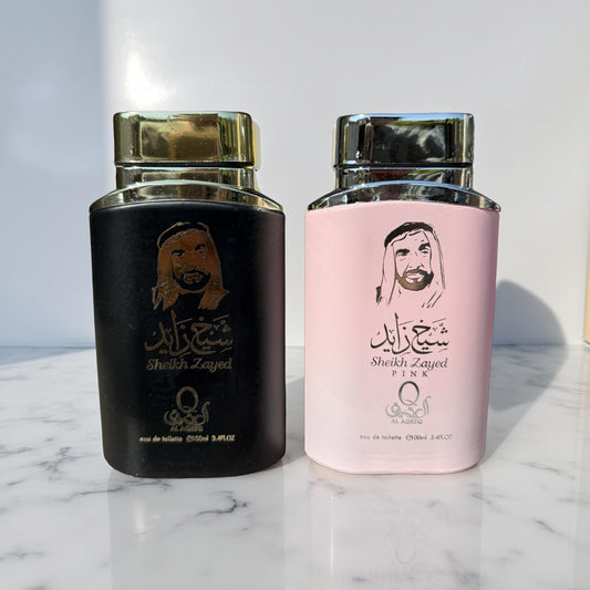 SET 2 PARFUMURI PENTRU EL SI EA (Sheikh Zayed + Sheikh Zayed Pink)
