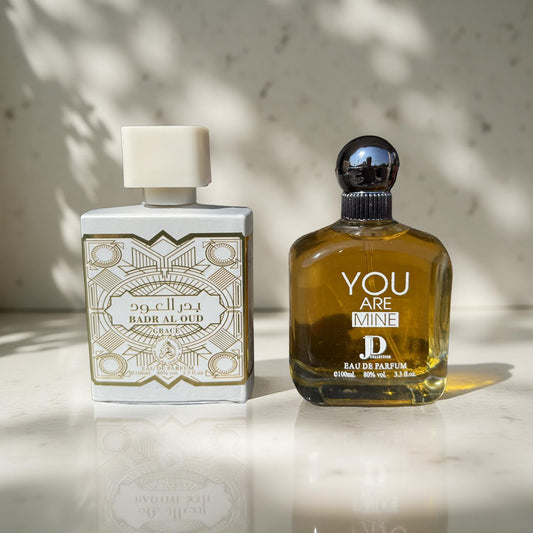 SET 2 PARFUMURI PENTRU EL SI EA (Badr Al Oud + You Are Mine)