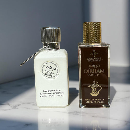 SET 2 PARFUMURI DAMA (White Dirham + Dirham Oud)