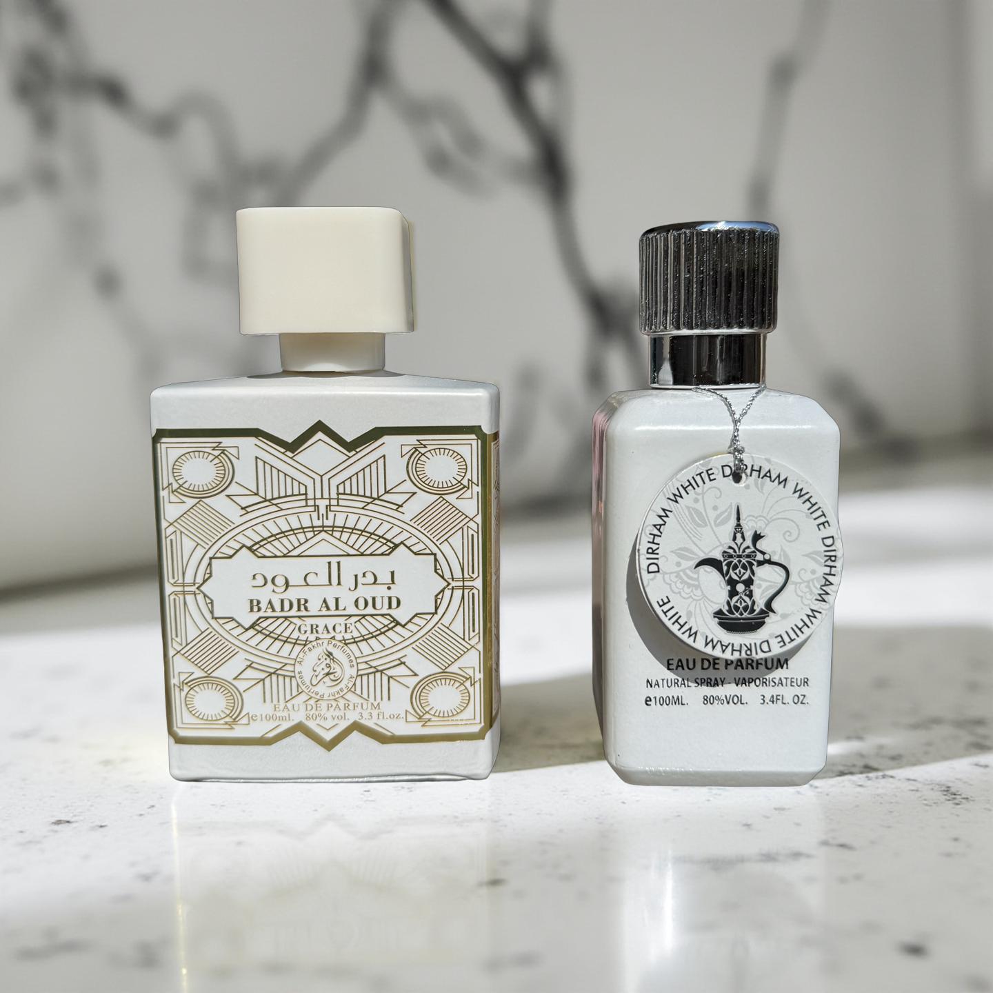 SET 2 PARFUMURI DAMA (Badr Al Oud + Dirham White)